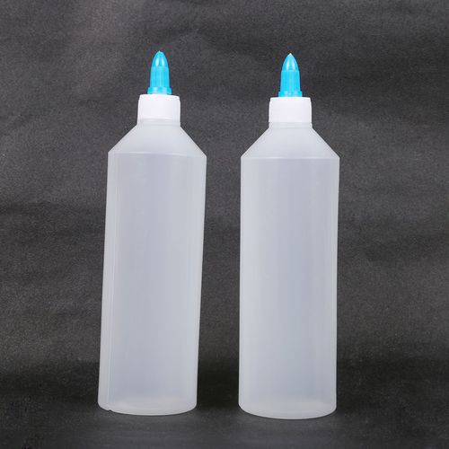 300ml500ml颜料空瓶塑料瓶丙烯水彩颜料diy白胶液体容器